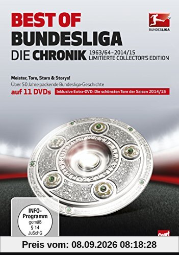 Best of Bundesliga - Die Chronik 1963-2015 (11-DVD-Box) [Limited Collector's Edition] [Limited Edition]