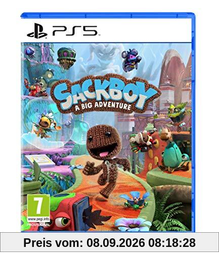 Sackboy : A Big Adventure sur PS5, Jeu de plateforme et d'aventure 3D, Edition Standard, 1 à 4 joueurs, Version physique, En français, Pour PlayStation 5