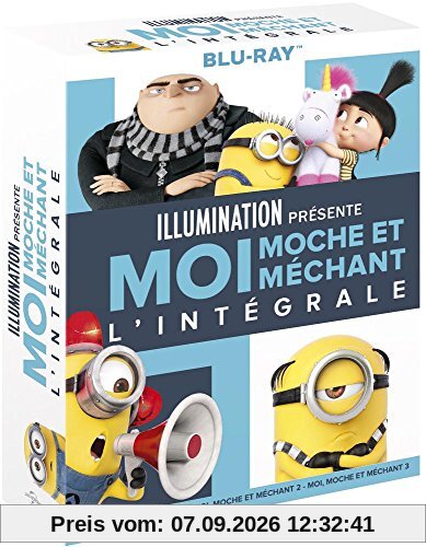 Coffret moi, moche et méchant 1 à 3 [Blu-ray] [FR Import]
