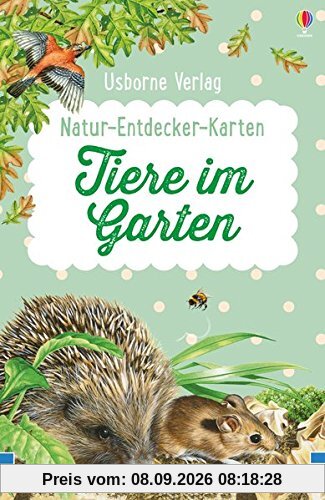 Natur-Entdecker-Karten: Tiere im Garten