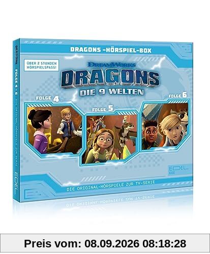 Dragons - Die 9 Welten: Die Hörspiel-Box mit den Folgen 4 - 6 - Die Original-Hörspiele zur TV-Serie