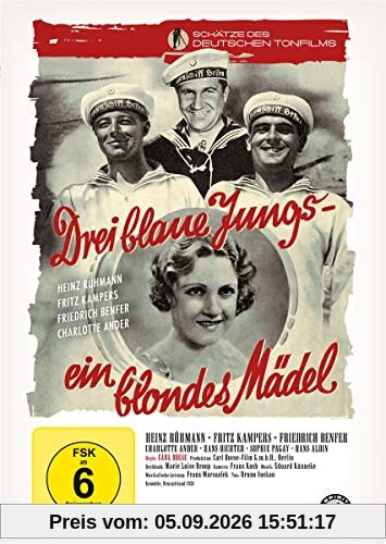 Drei blaue Jungs, ein blondes Mädel