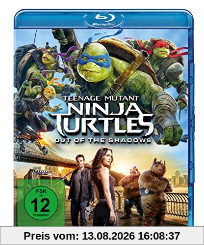 Teenage Mutant Ninja Turtles - Out of the Shadows [Blu-ray]