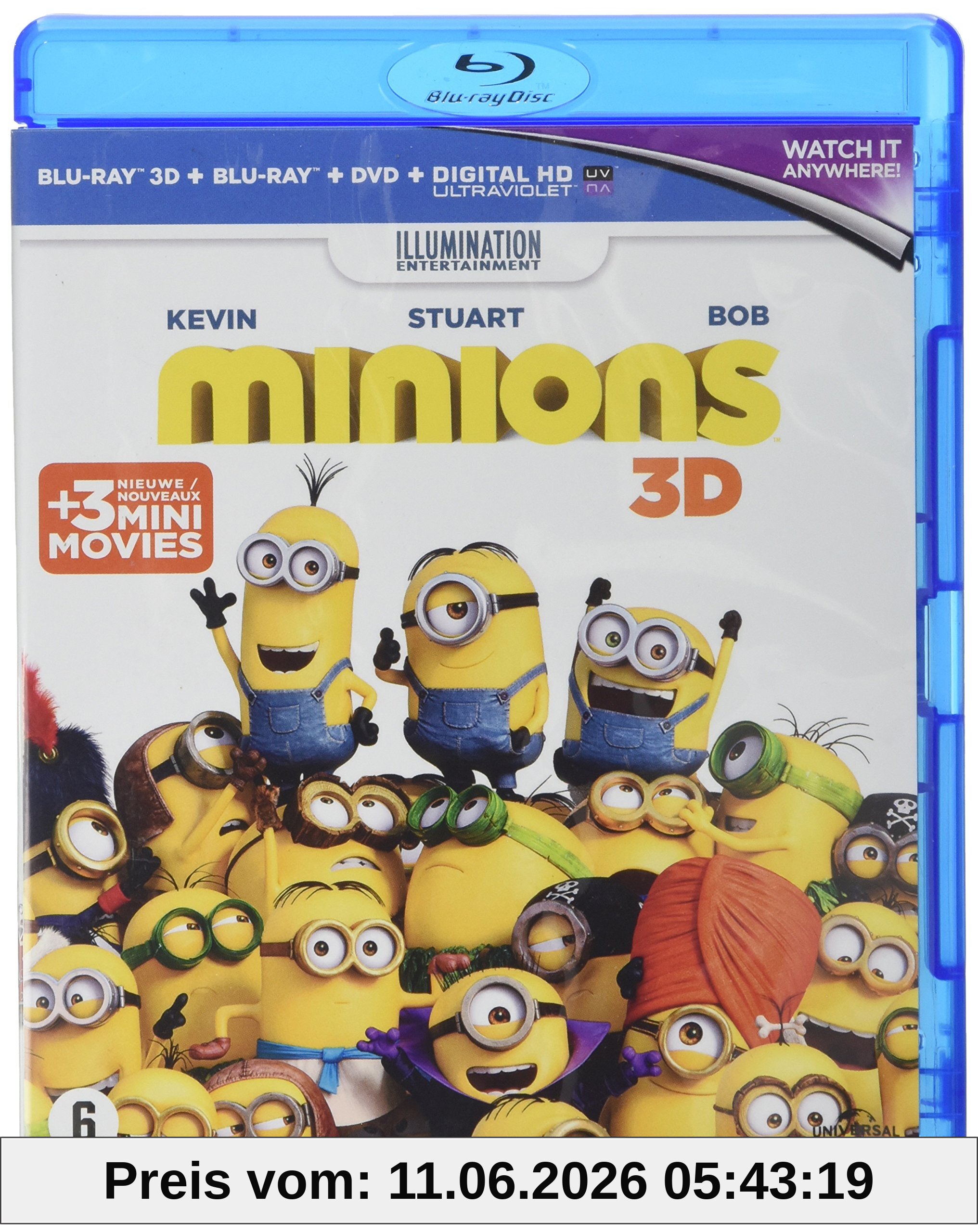 unbekannt Minions (3D Blu-ray)