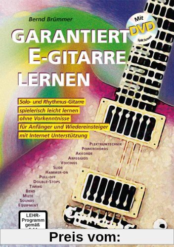 Garantiert E-Gitarre lernen (mit DVD)