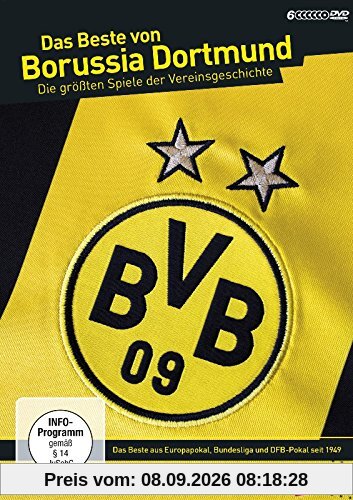 Das Beste von BORUSSIA DORTMUND - Die größten Spiele der Vereinsgeschichte (6-DVD-Box)
