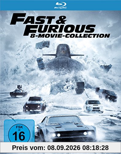 Fast & Furious - 8 Movie Collection [Blu-ray]