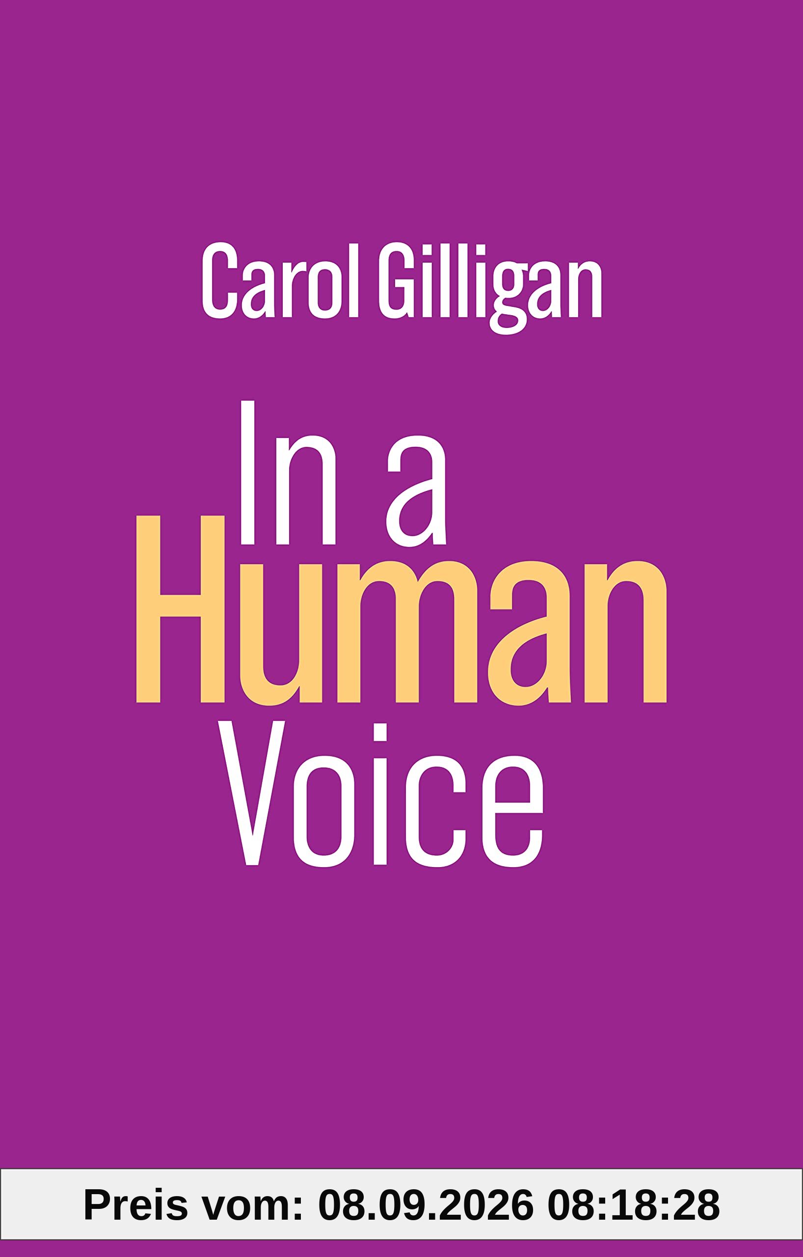 In a Human Voice