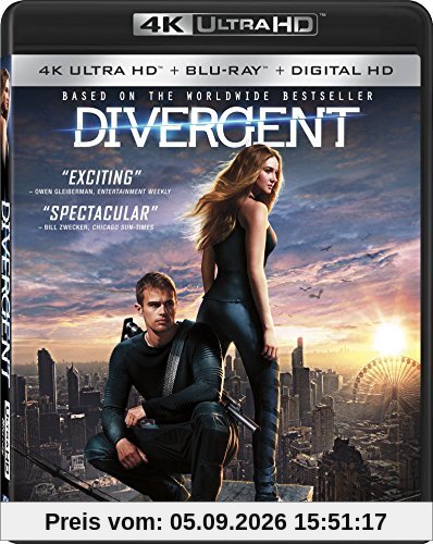 Divergent [4K Ultra HD + Blu-ray + Digital HD]