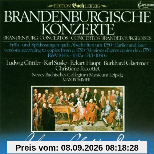 Brandenburgische Konzerte (Früh- und Spätfassungen um 1750)