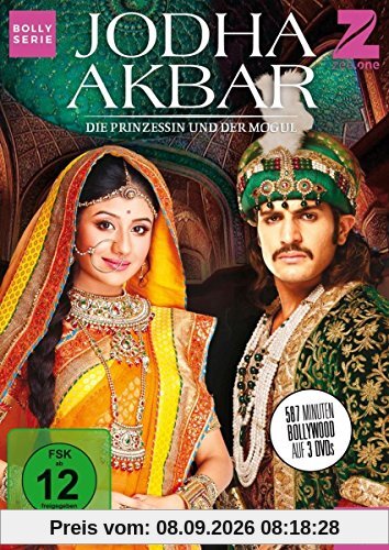Jodha Akbar - Die Prinzessin und der Mogul - Box 1/Folge 1-14 [3 DVDs]