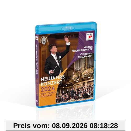 Neujahrskonzert 2024/ New Year's Concert 2024 - Wiener Philharmoniker / Christian Thielemann [Blu-ray]