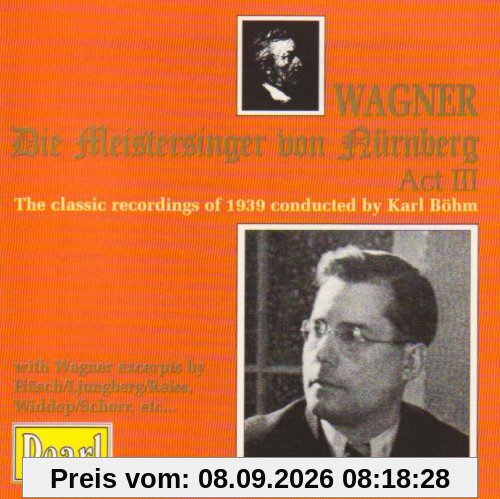 Böhm dirigiert Wagner (Aufnahmen von 1939)