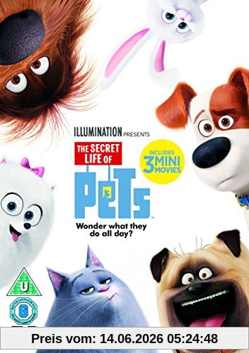 unbekannt The Secret Life Of Pets (Blu-ray + Digital Download) [2015] Uk-Import, Sprache-Englisch...