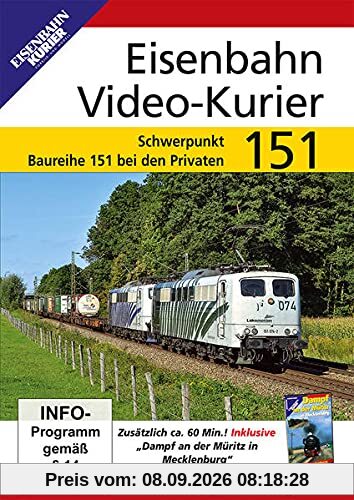 Eisenbahn Video-Kurier 151 - Schwerpunkt Baureihe 151 bei den Privaten