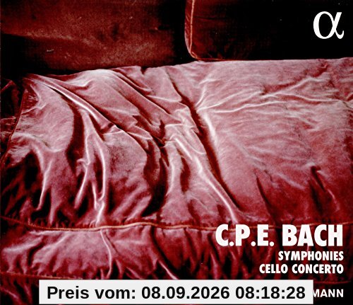 CPE Bach - Sinfonien Wq 182 & Cellokonzert Wq 172