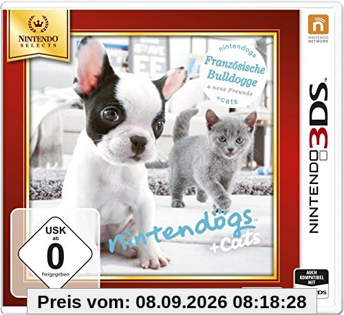 Nintendogs + cats Französische Bulldoge - Nintendo Selects - [3DS]