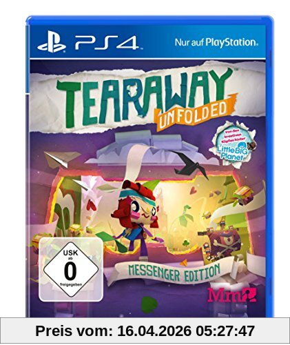 Tearaway: Unfolded - Messenger Edition (exklusiv bei Amazon.de) - [PlayStation 4]