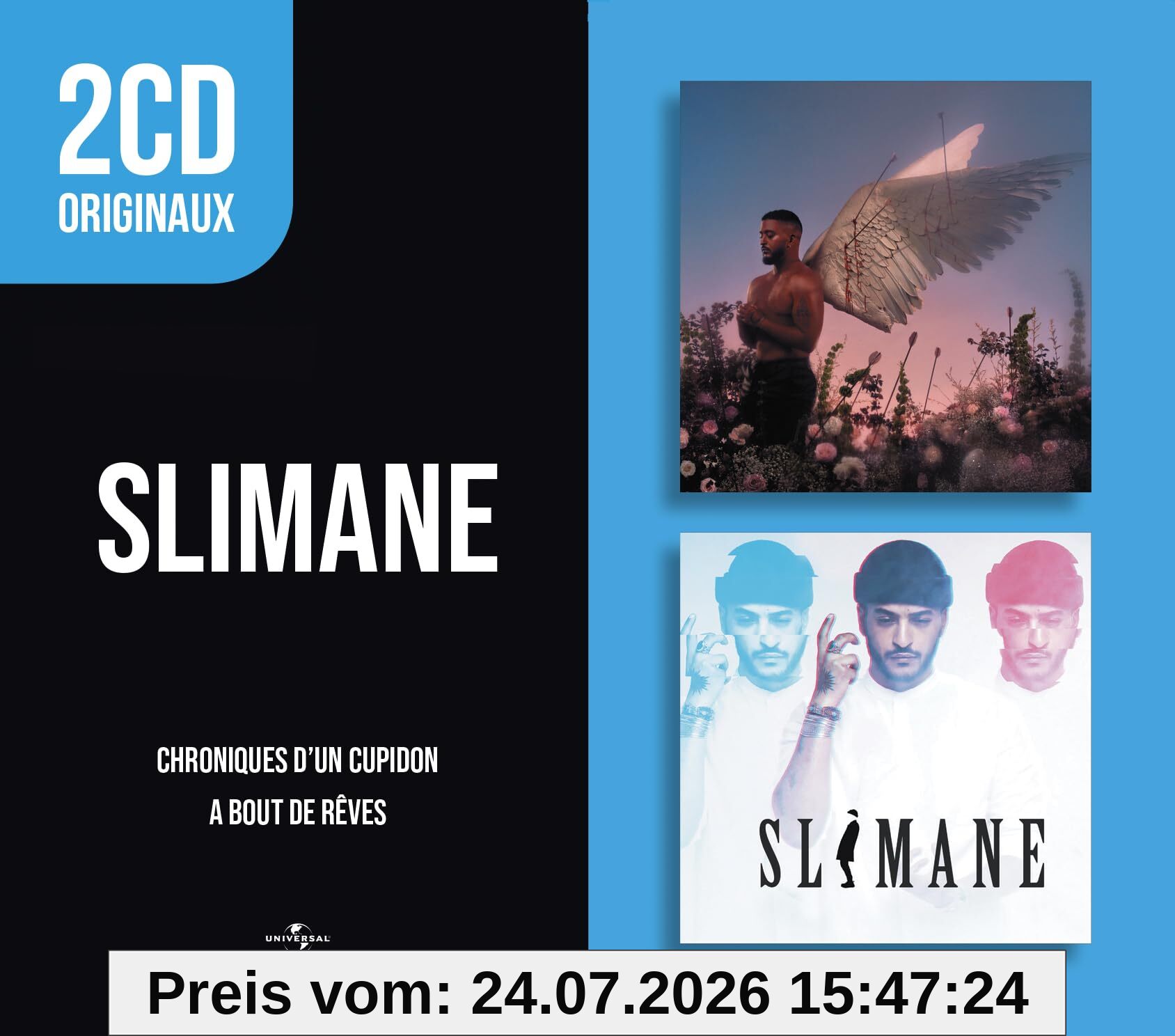 Slimane 2 Cd Originaux , Chroniques D'un Cupidon-À Bout De Rêves