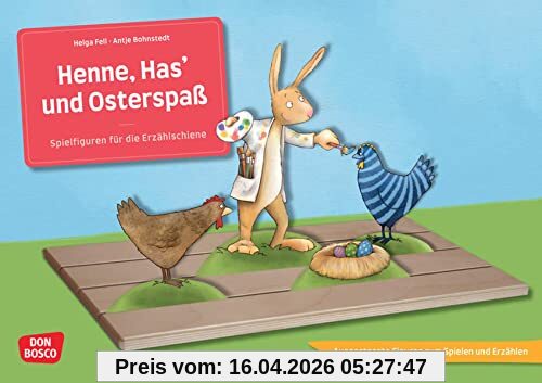 Henne, Has' und Osterspaß: Ausgestanzte Figuren zum Spielen und Erzählen. Gereimte Ostergeschichte für die Erzählschiene. Ostern feiern in Kita & ... die Erzählschiene: Bilderbuch-Geschichten)