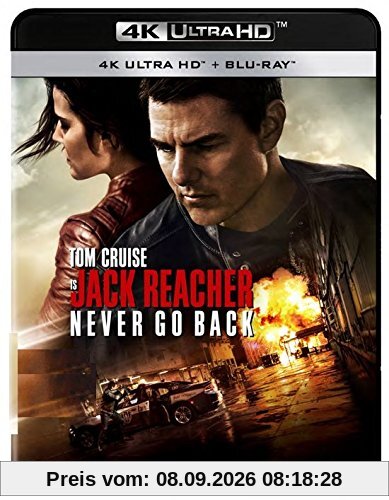 Jack Reacher: Never Go Back [4K Ultra HD + Blu-ray]