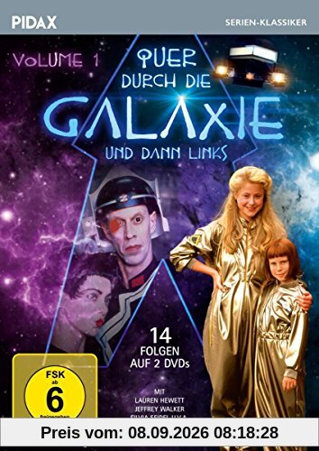 Quer durch die Galaxie und dann links, Vol. 1 / Die ersten 14 Folgen der erfolgreichen Science-Fiction-Serie nach dem Roman von Robin Klein (Pidax Serien-Klassiker) [2 DVDs]