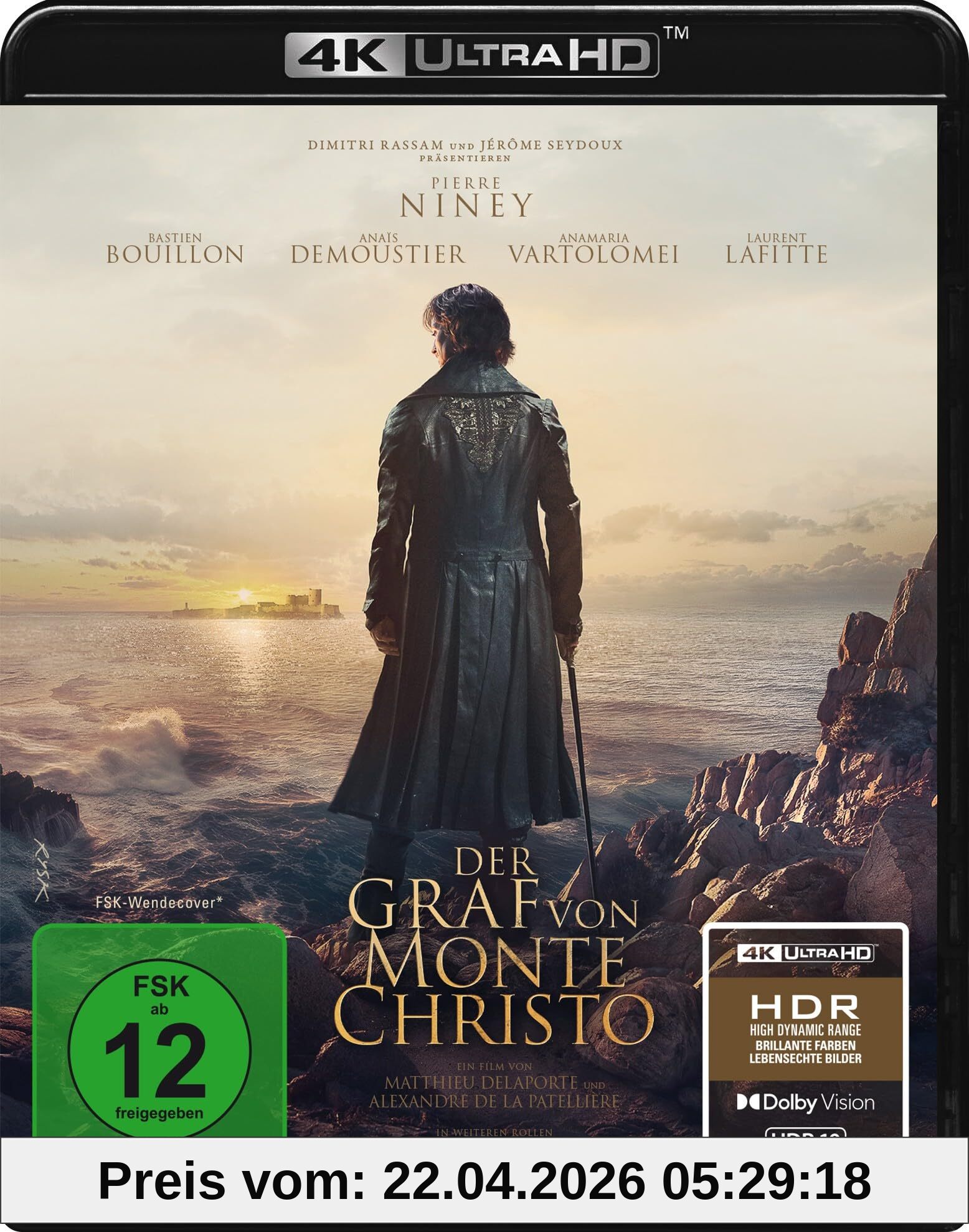 Der Graf von Monte Christo (4K Ultra HD) [Blu-ray]