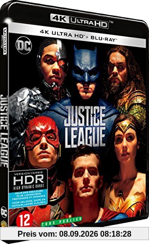 Justice league 4k ultra hd [Blu-ray] [FR Import]