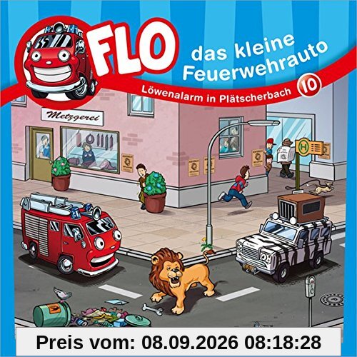 Flo, das kleine Feuerwehrauto: Löwenalarm in Plätscherbach - Flo (10)