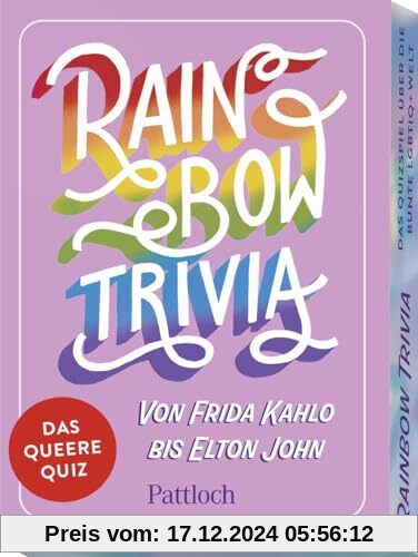 Rainbow Trivia: Von Frida Kahlo bis Elton John. Das queere Quiz | Das erste Quiz zu queeren Persönlichkeiten und Ereigni