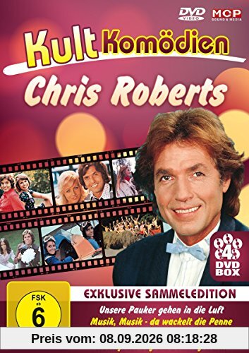 Kultkomödien mit Chris Roberts (4DVD-Box: Unsere Pauker gehen in die Luft / Musik, Musik - da wackelt die Penne / Tante Trude aus Buxehude / Wenn jeder Tag ein Sonntag wär...)