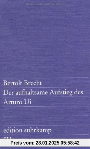 Der aufhaltsame Aufstieg des Arturo Ui (edition suhrkamp)