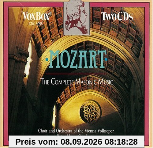 Mozart Freimaurermusik Gesamtaufnahme
