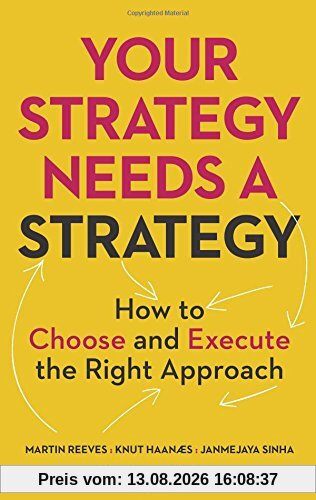 Your Strategy Needs a Strategy: How to Choose and Execute the Right Approach