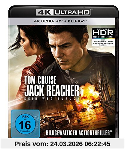 Jack Reacher: Kein Weg zurück  (4K Ultra HD) (+ Blu-ray)