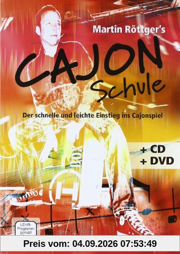Martin Röttger's Cajon Schule + CD + DVD: Der schnelle und leichte Einstieg ins Cajonspiel