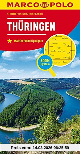 unbekannt Marco Polo Karte Deutschland Blatt 7 Thüringen 1, 200 000 (Marco Polo Karten 1, 200.000)