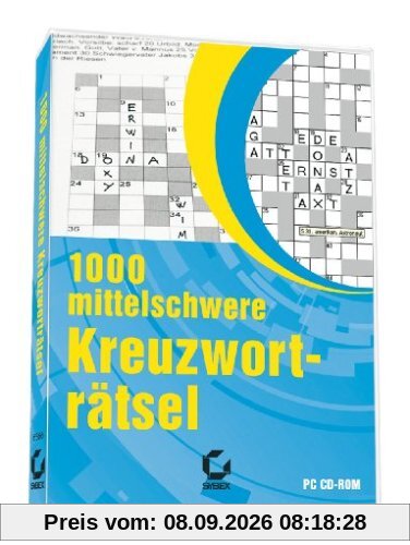 1000 mittelschwere Kreuzworträtsel
