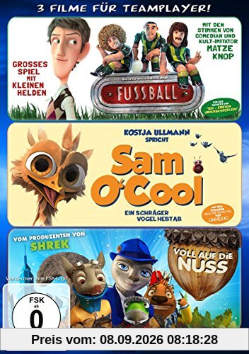 3 Filme für Teamplayer! Fußball - Großes Spiel ... / Sam O'Cool / Voll auf die Nuss [3 DVDs]
