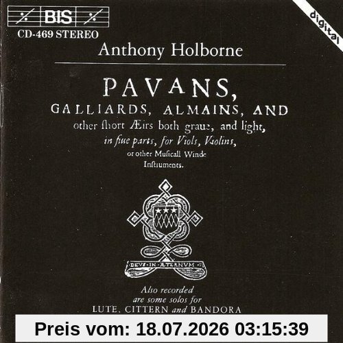 Jakob Lindberg Pavans, Galliards, Almains