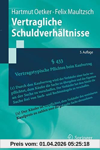 Vertragliche Schuldverhältnisse (Springer-Lehrbuch)