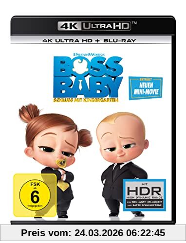 Boss Baby - Schluss mit Kindergarten (+ Blu-ray 2D)