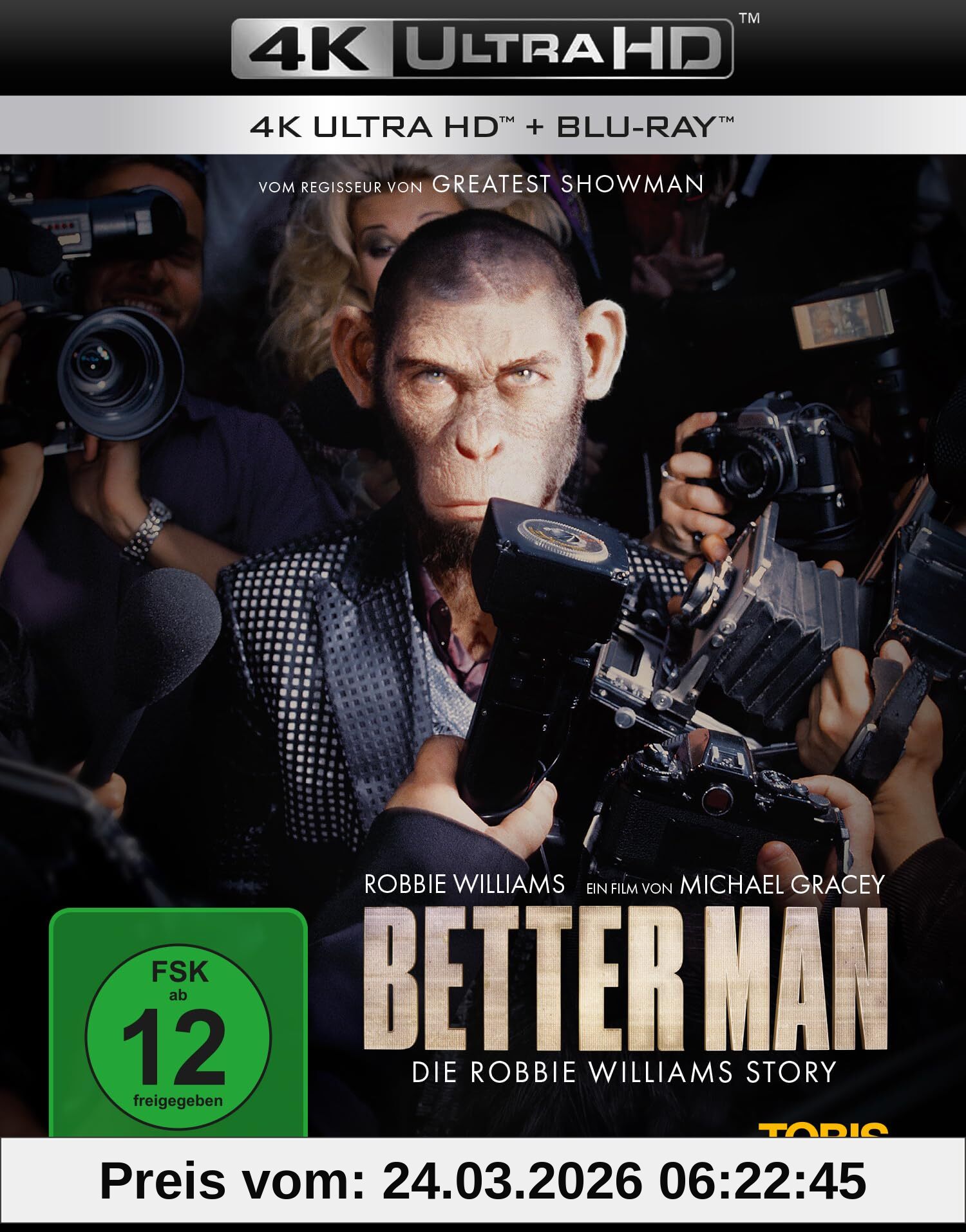 Better Man - Die Robbie Williams Story (4K Ultra HD) (+ Blu-ray)