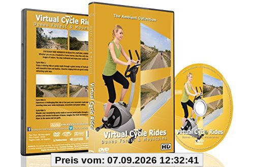 Virtuelle Fahrradstrecken – Dünen, Wälder und Berge – Für Indoor Radfahren, Laufband und Laufworkouts