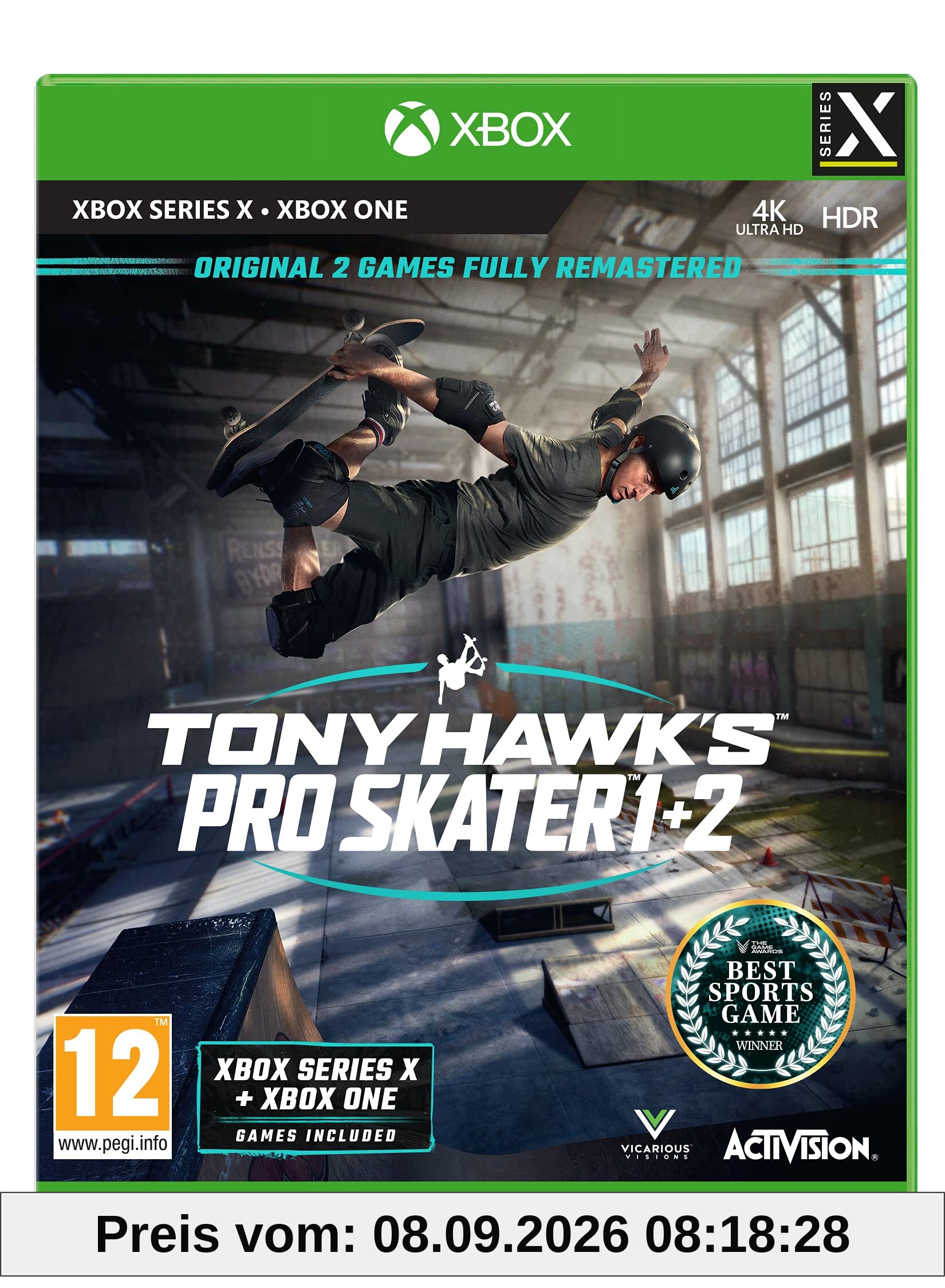 Activision Tony Hawk's Pro Skater 1+2