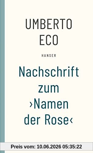 Nachschrift zum ›Namen der Rose‹
