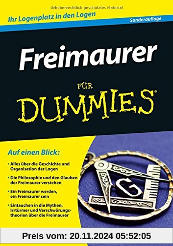 Freimaurer für Dummies (Fur Dummies)