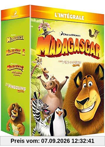 Coffret 100% madagascar 4 films [FR Import]