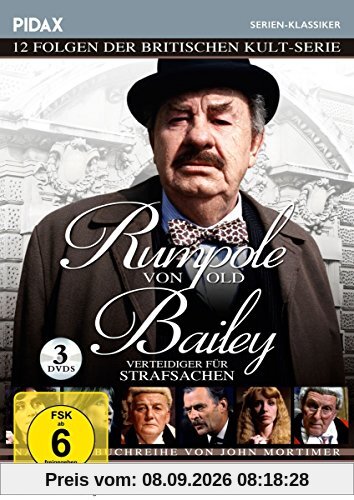 Rumpole von Old Bailey - Verteidiger für Strafsachen / 12 spannende Folgen der preisgekrönten britischen Kultserie mit Leo McKern (Pidax Serien-Klassiker) [3 DVDs]