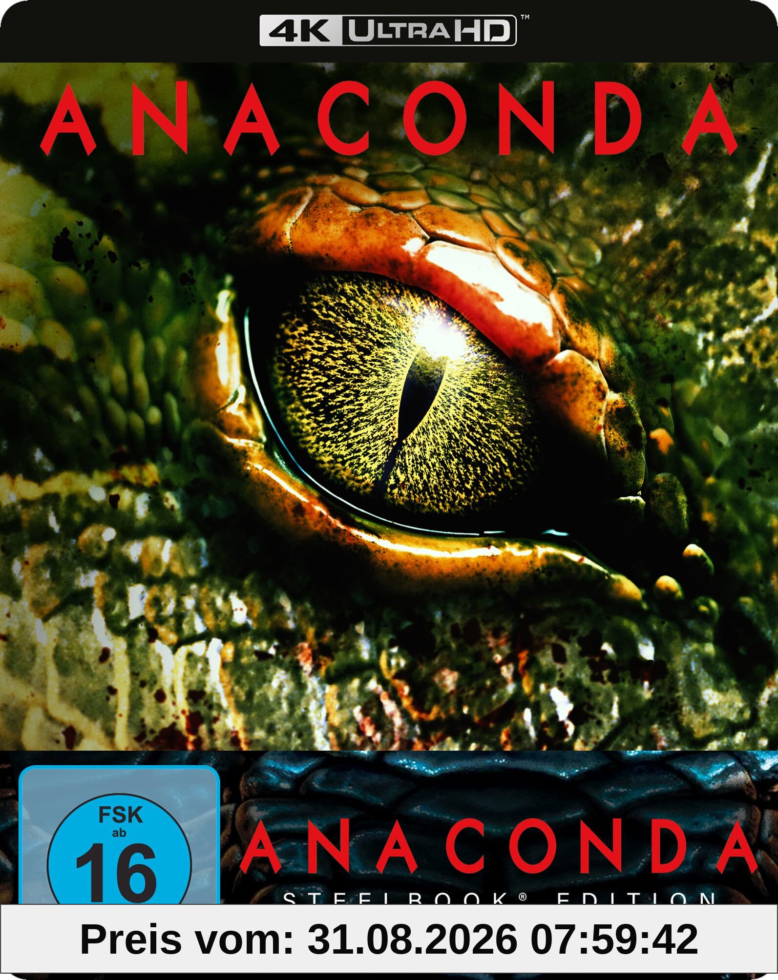 Anaconda (Limitiertes Steelbook, 4K-UHD) [Blu-ray]